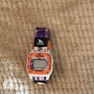 Freestyle Shark Watch with Orange and Purple Accents
